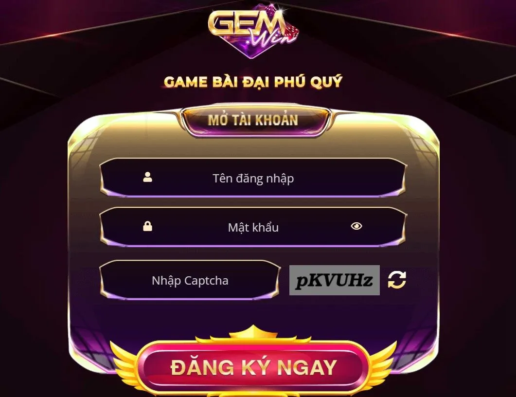 Cách đăng ký Gemwin